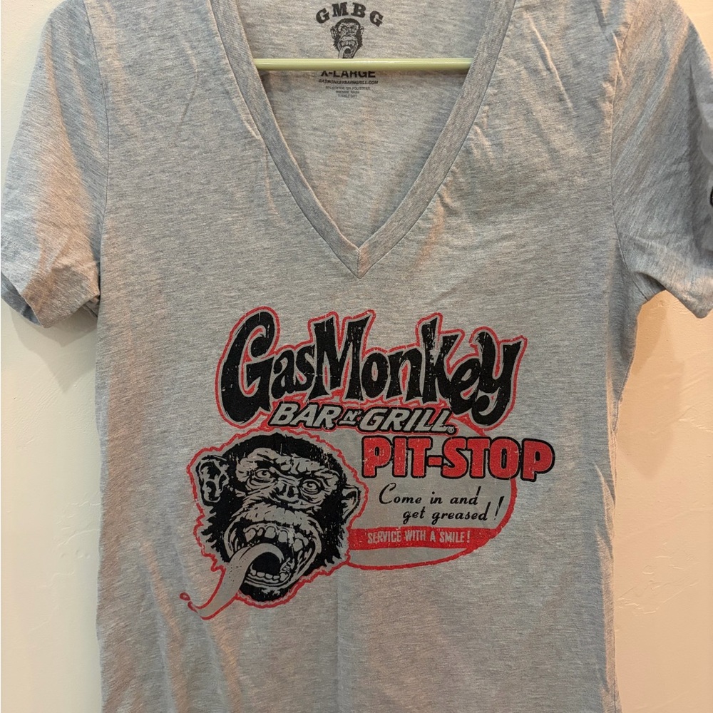 Gray Gas Monkey Bar & Grill T-Shirt
